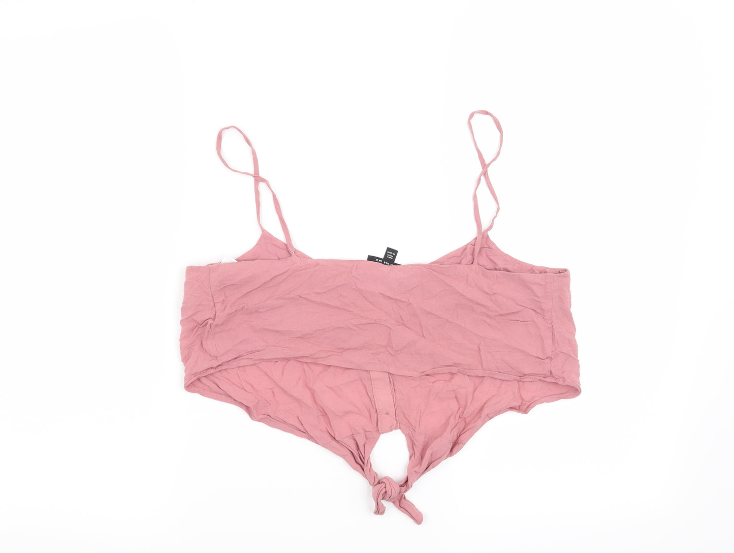 Topshop Womens Pink   Basic Blouse Size 12