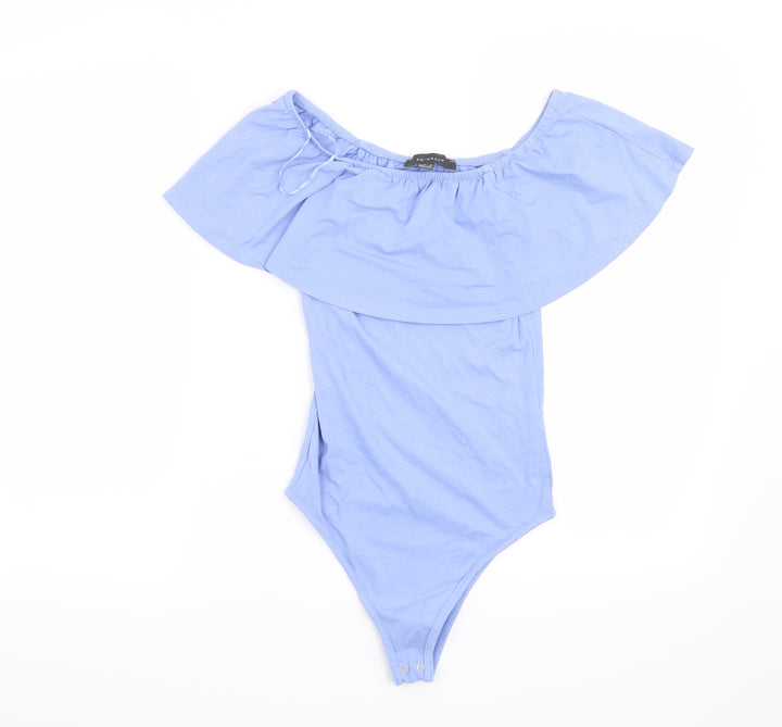 Primark Womens Blue Basic Blouse Size 4