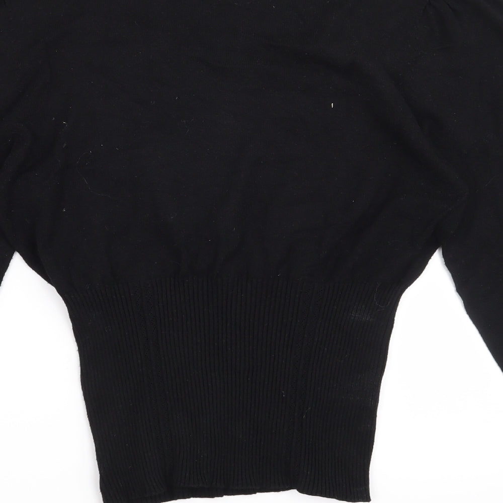Marks and Spencer Womens Black   Pullover Jumper Size 12