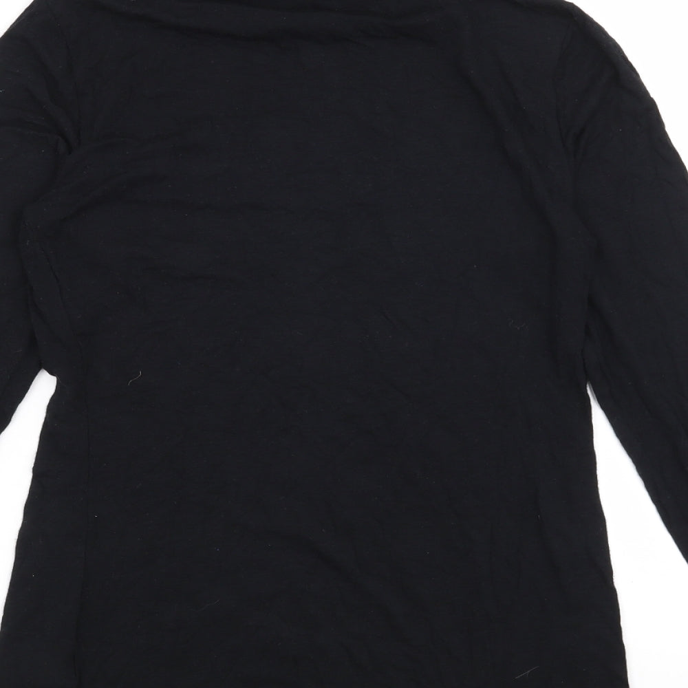 Preworn Womens Black   Basic Blouse Size M