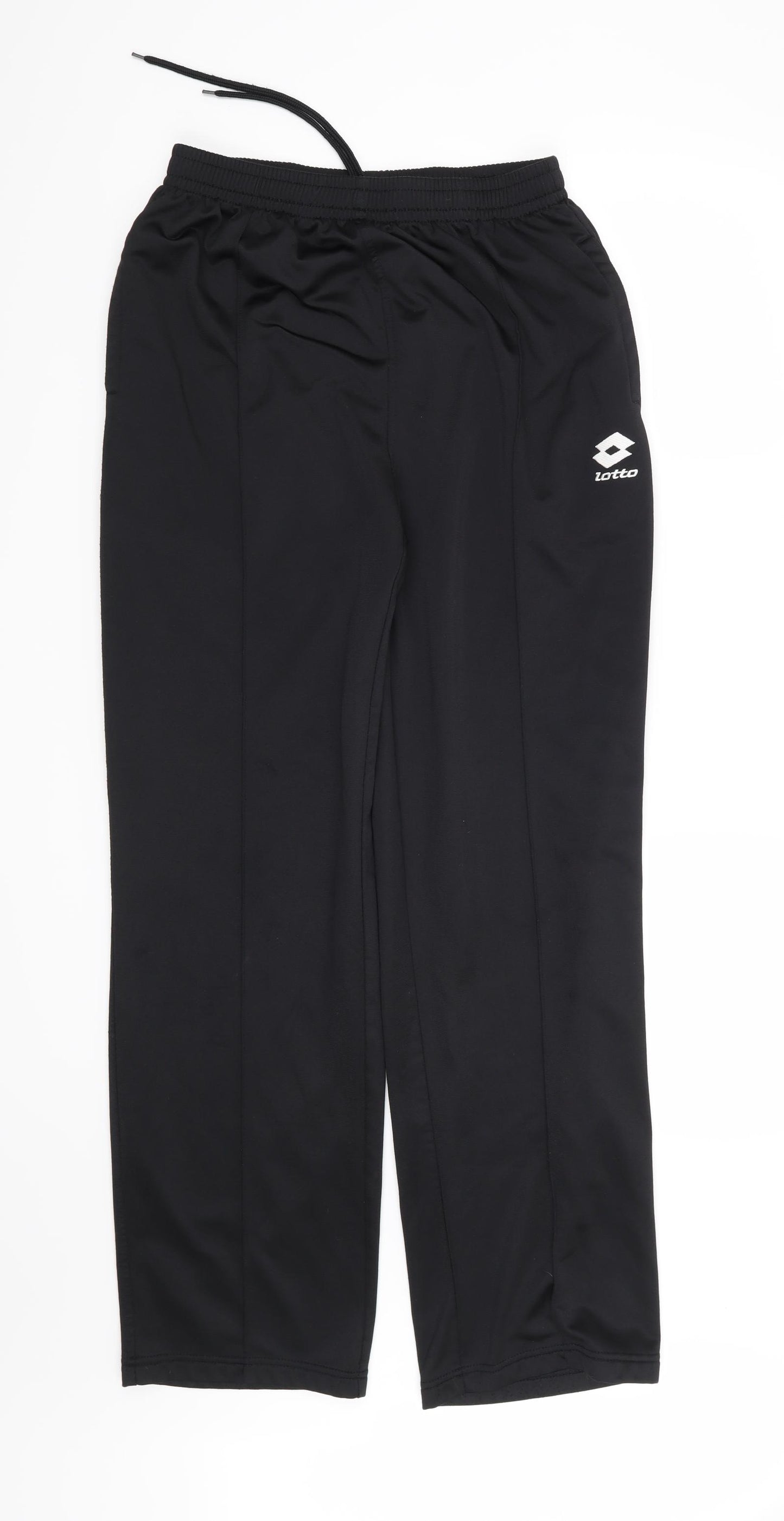 Lotto Mens Black   Track Pants Trousers Size M L30 in
