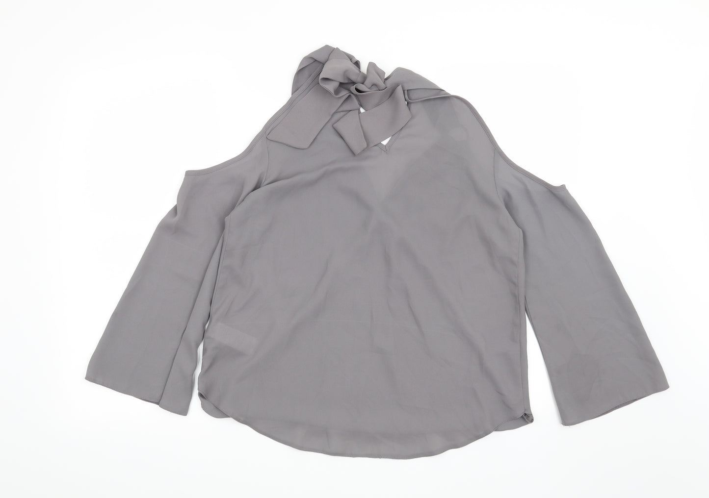 New Look Womens Grey   Basic Blouse Size 12