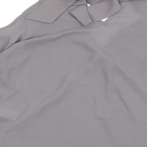 New Look Womens Grey   Basic Blouse Size 12