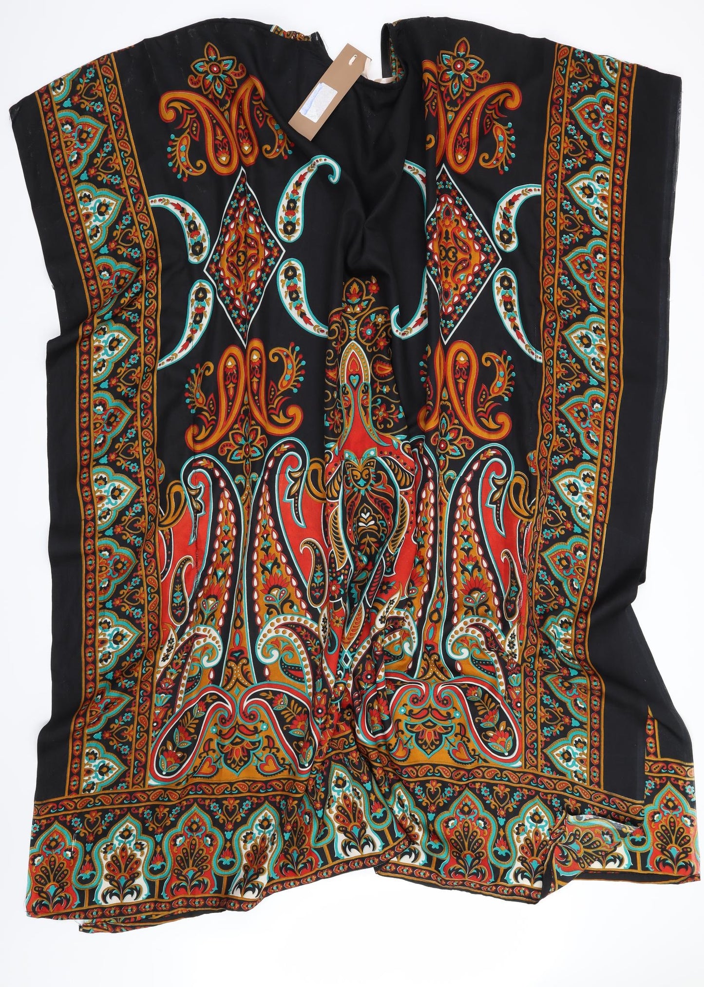 Kushi Womens Black Paisley  Trapeze & Swing  One Size