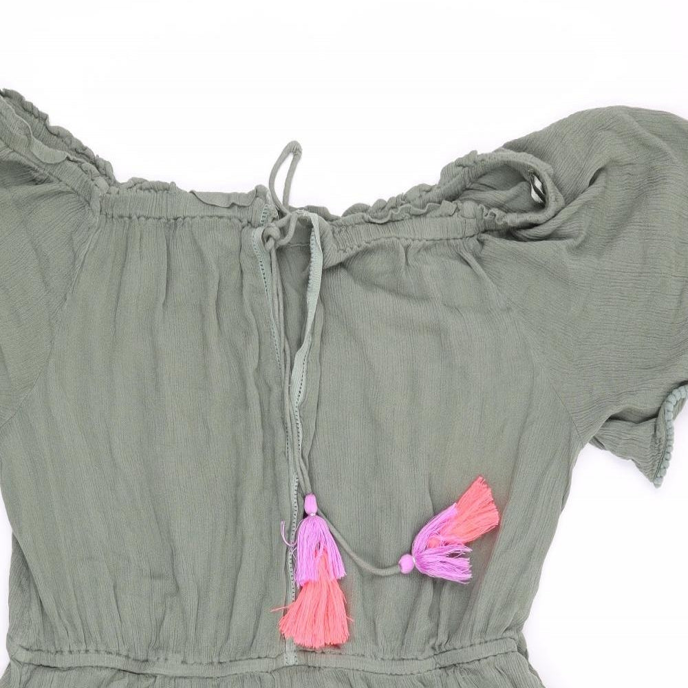 NEXT Womens Green   T-Shirt Dress  Size 18