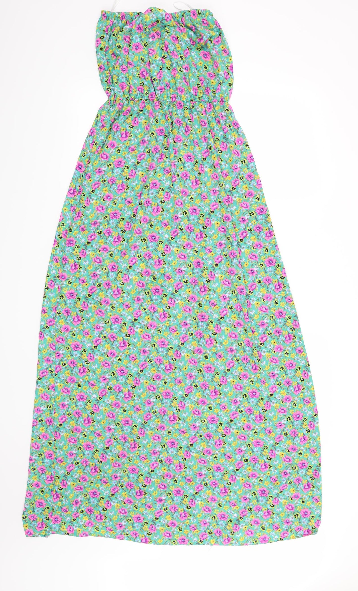 New Look Womens Green Floral  Maxi  Size 8