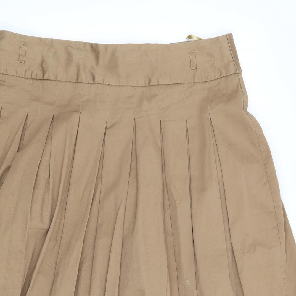 Long Tall Sally Womens Beige   A-Line Skirt Size 16