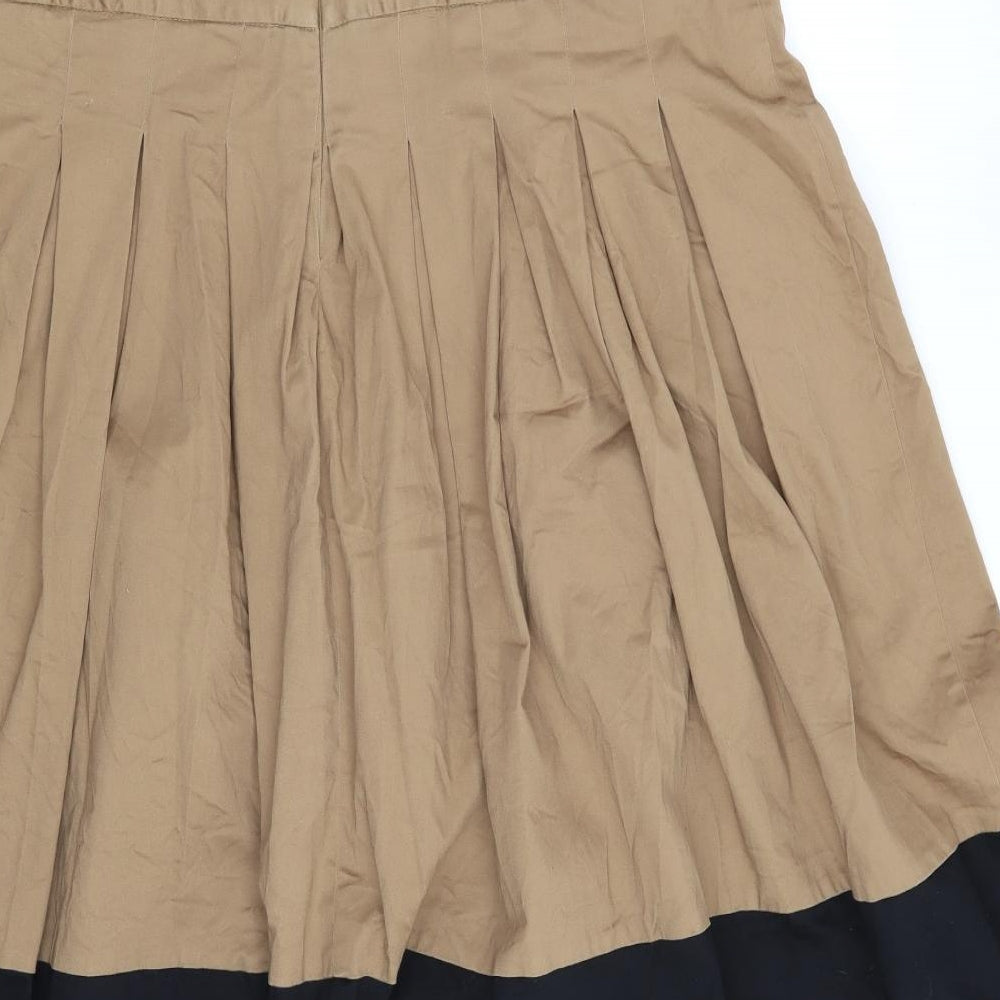 Long Tall Sally Womens Beige   A-Line Skirt Size 16