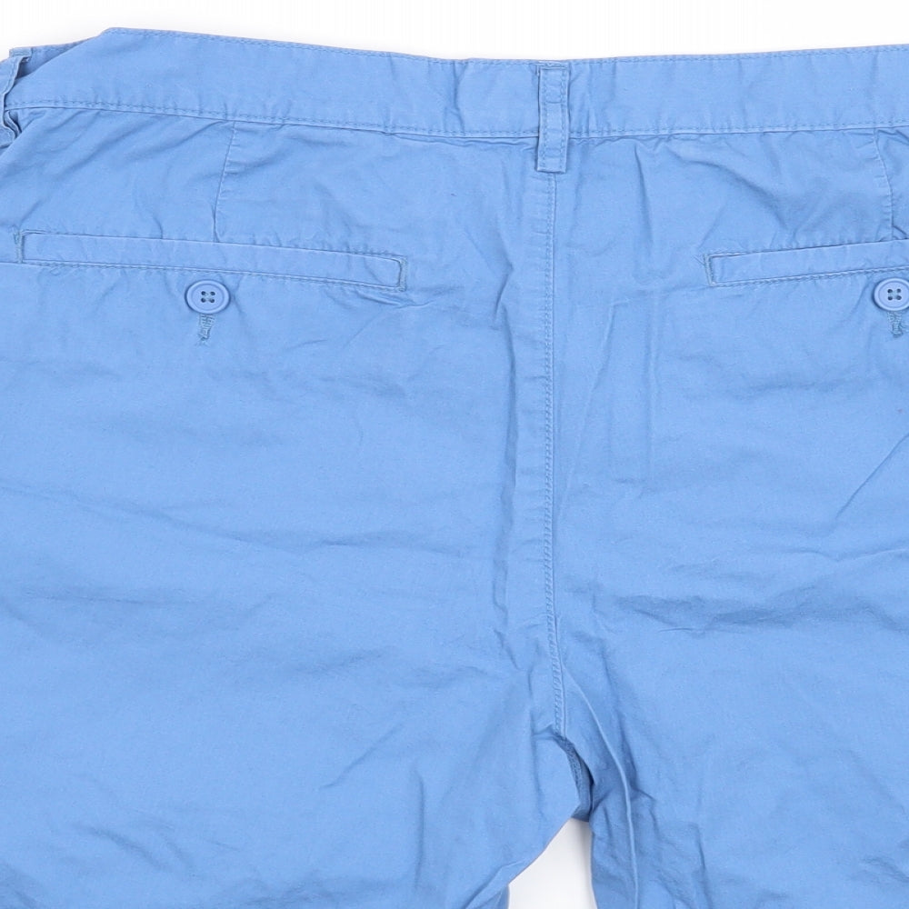 H&M Mens Blue   Chino Shorts Size 34 in