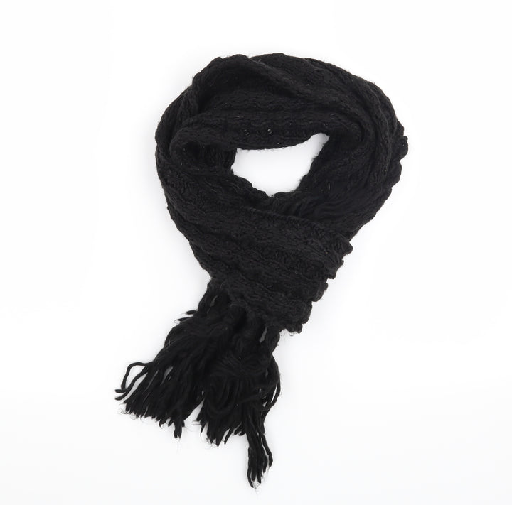 Preworn Womens Black Scarf