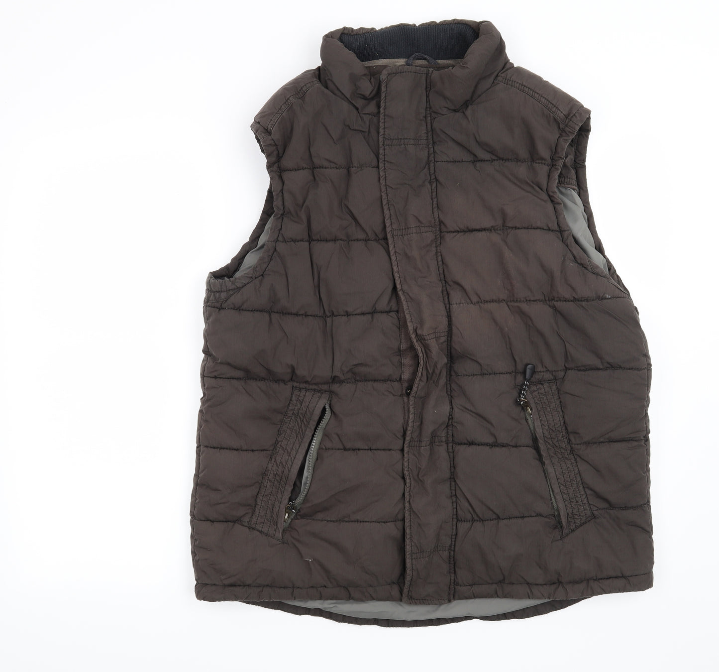 Fat Face Mens Brown   Gilet Jacket Size L