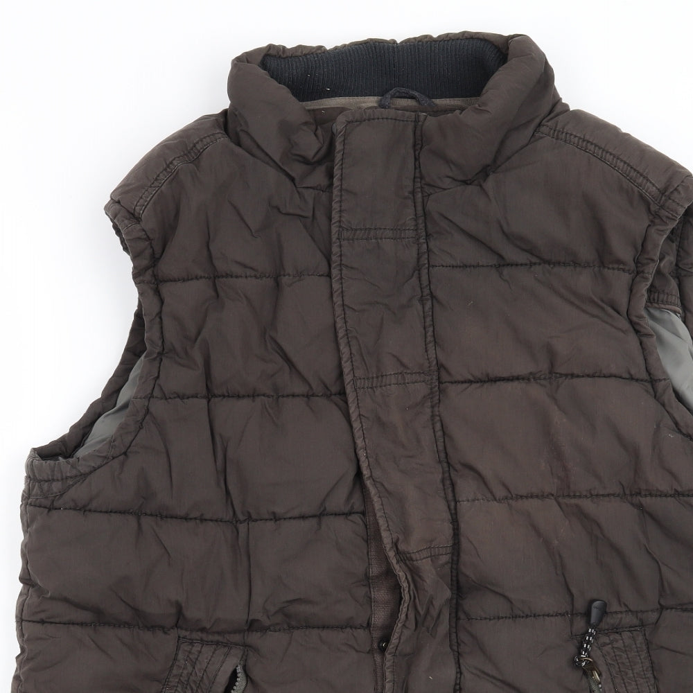 Fat Face Mens Brown   Gilet Jacket Size L