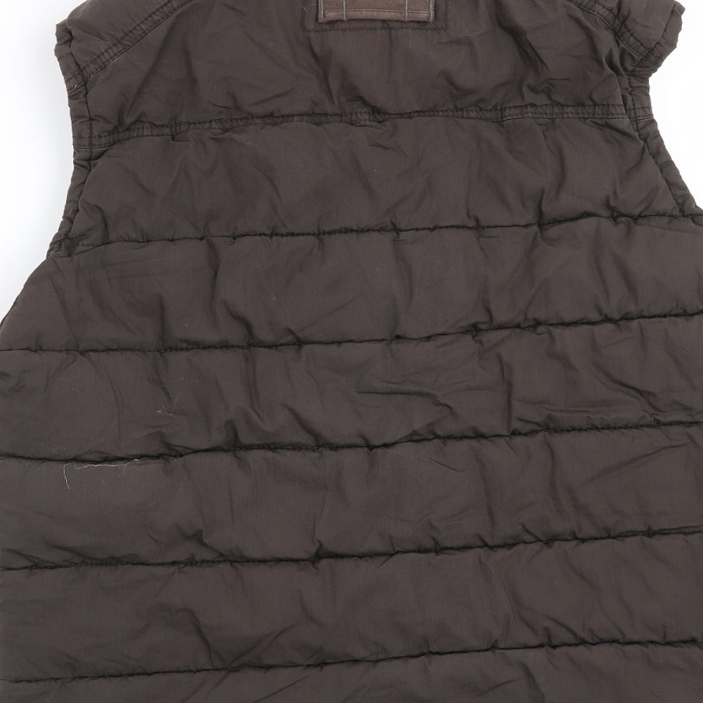 Fat Face Mens Brown   Gilet Jacket Size L