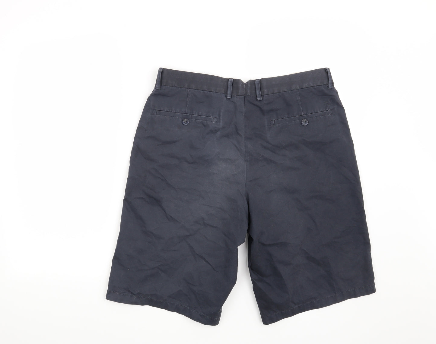 Marks and Spencer Mens Blue   Cargo Shorts Size 34