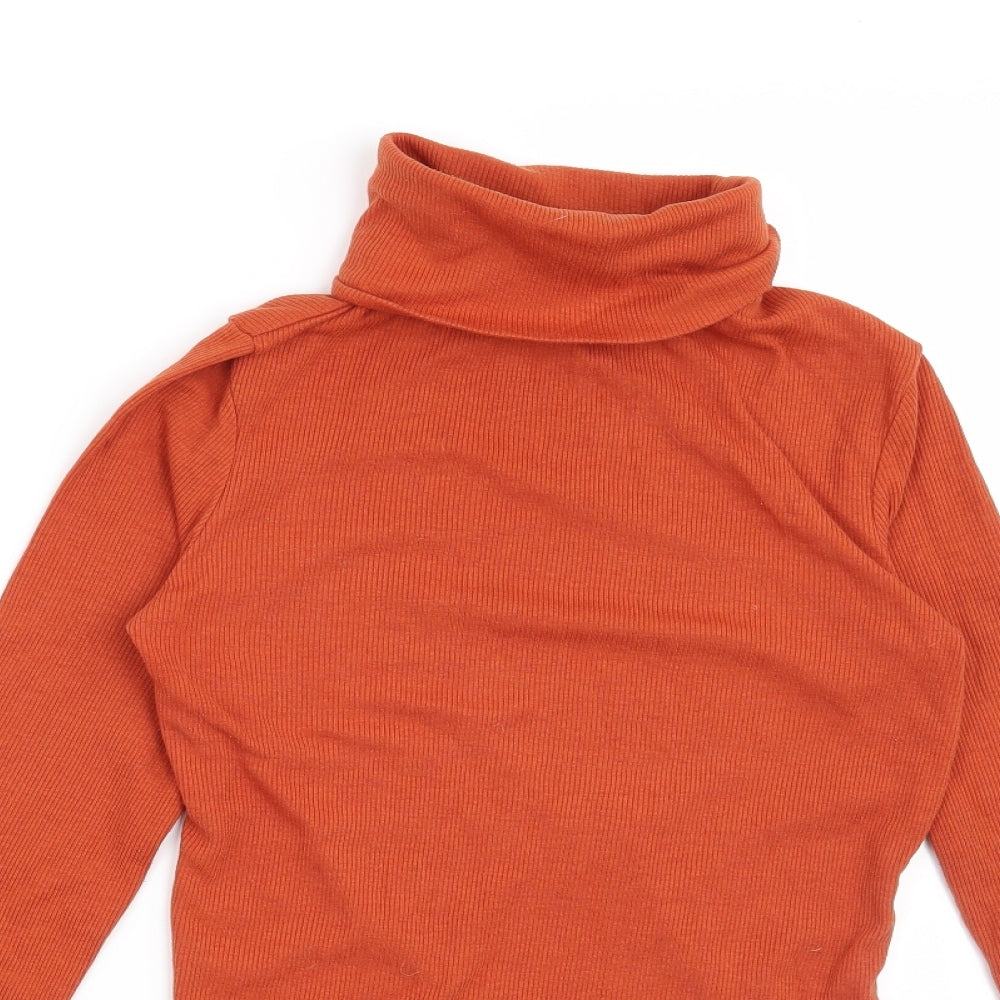 New Look Womens Orange   Pullover Sweatshirt Size 12