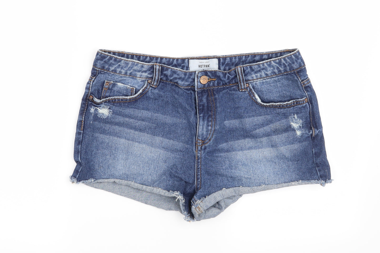 New Look Womens Blue   Hot Pants Shorts Size 12