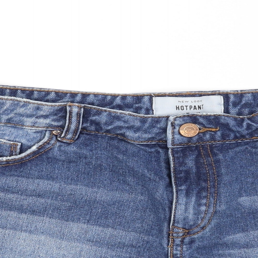 New Look Womens Blue   Hot Pants Shorts Size 12