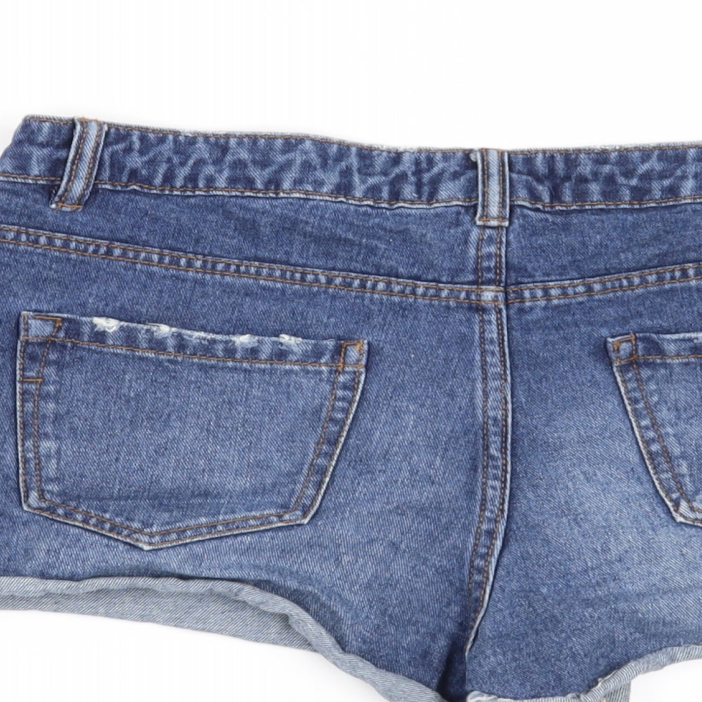 New Look Womens Blue   Hot Pants Shorts Size 12