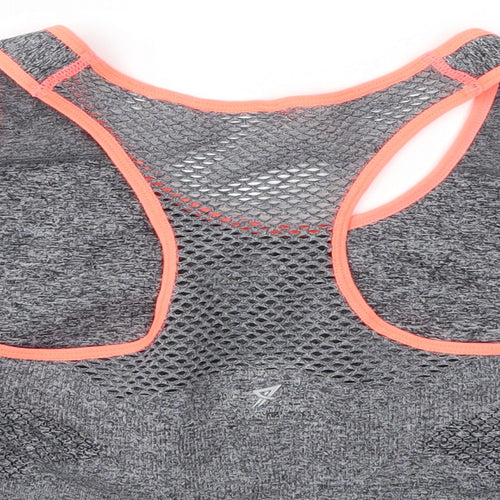 WORKOUT Womens Grey   Basic Tank Size 18