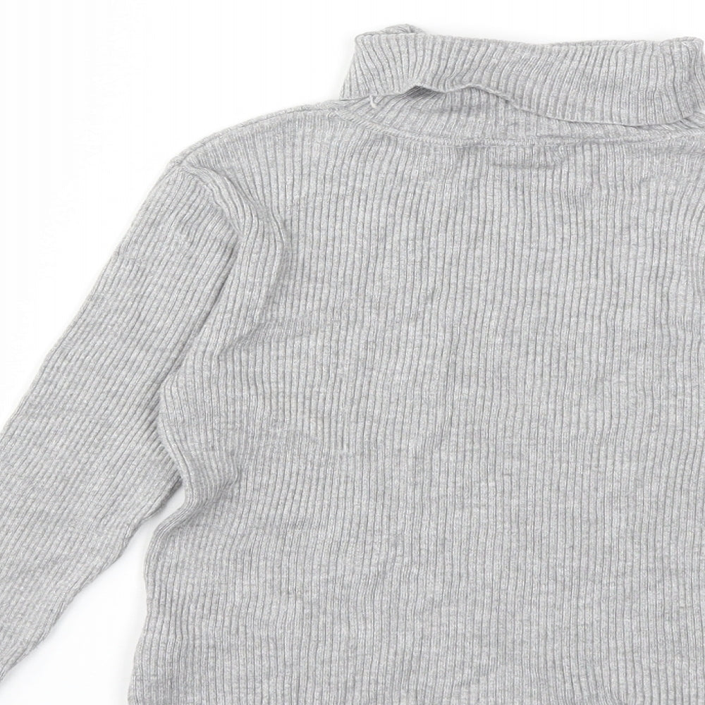 Primark Girls Grey   Pullover Jumper Size 8-9 Years