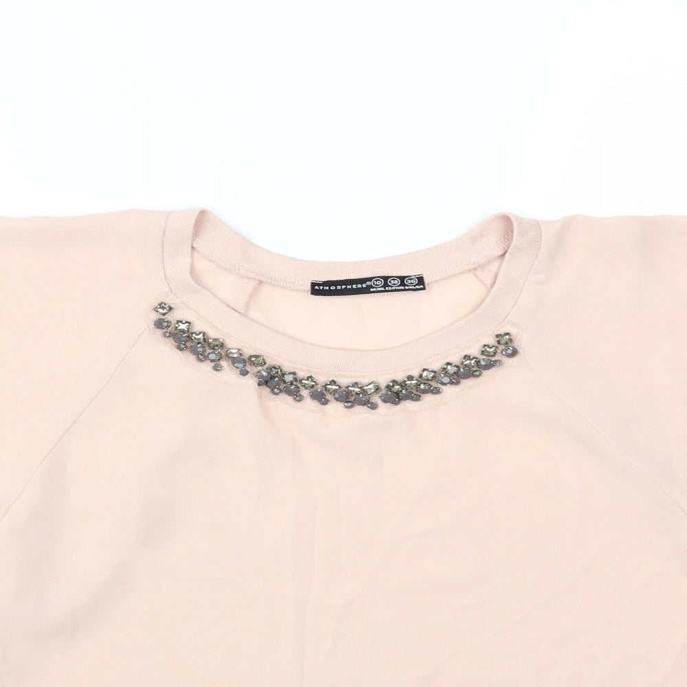 Atmosphere Womens Pink   Basic Blouse Size 10