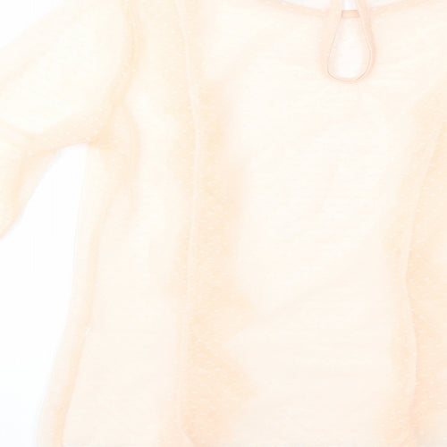 Pink Vanilla Womens Pink   Basic Blouse Size 10