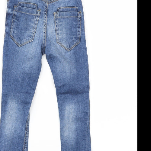 Denim & Co. Girls Blue  Denim Skinny Jeans Size 4-5 Years