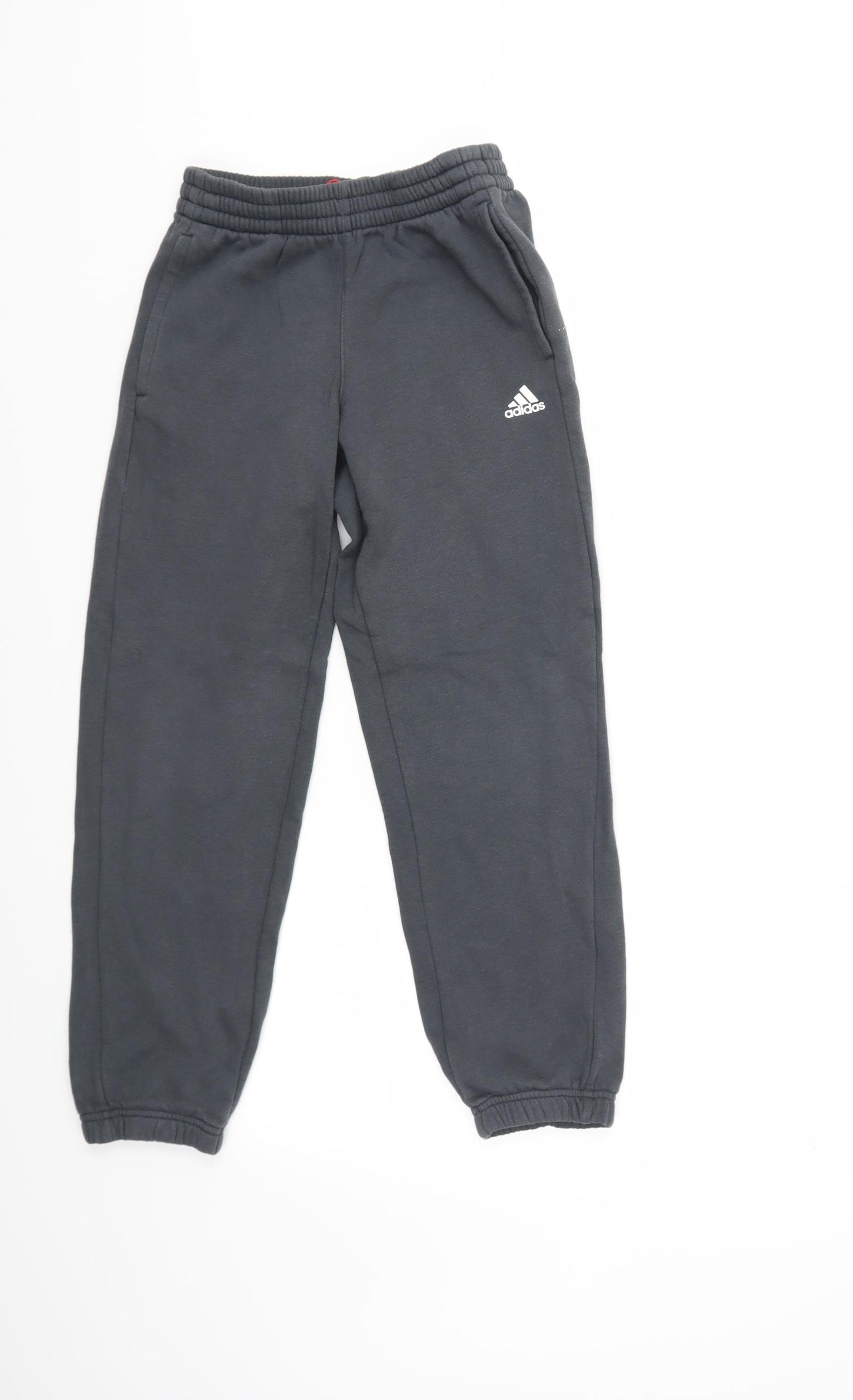 adidas Boys Grey   Sweatpants Trousers Size 9-10 Years
