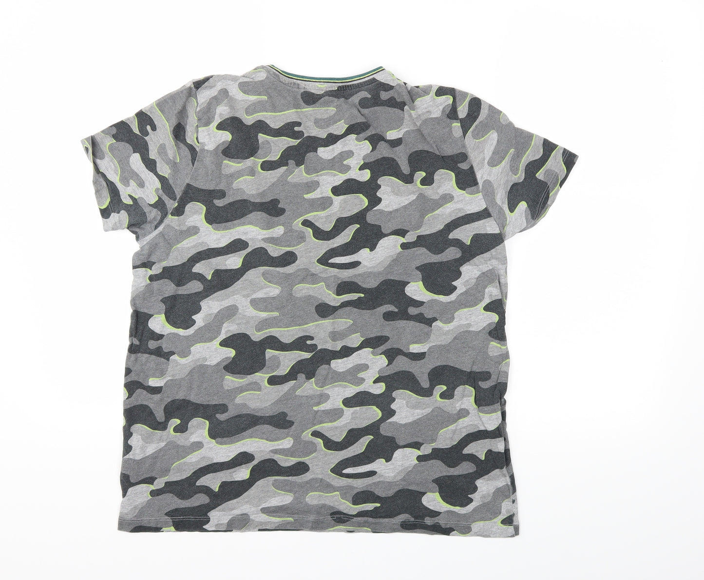 NEXT Boys Grey Camouflage  Basic T-Shirt Size 16 Years