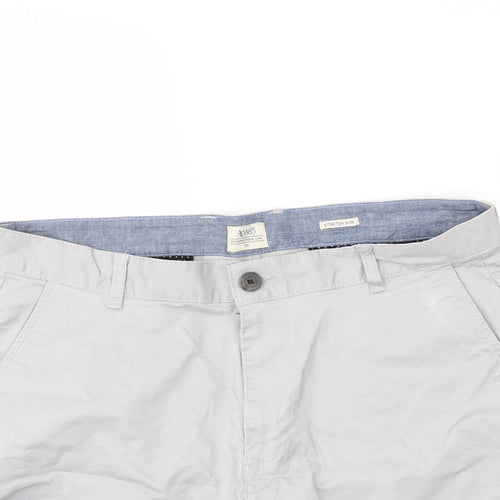 Acw85 Mens Grey   Chino Shorts Size 36 in