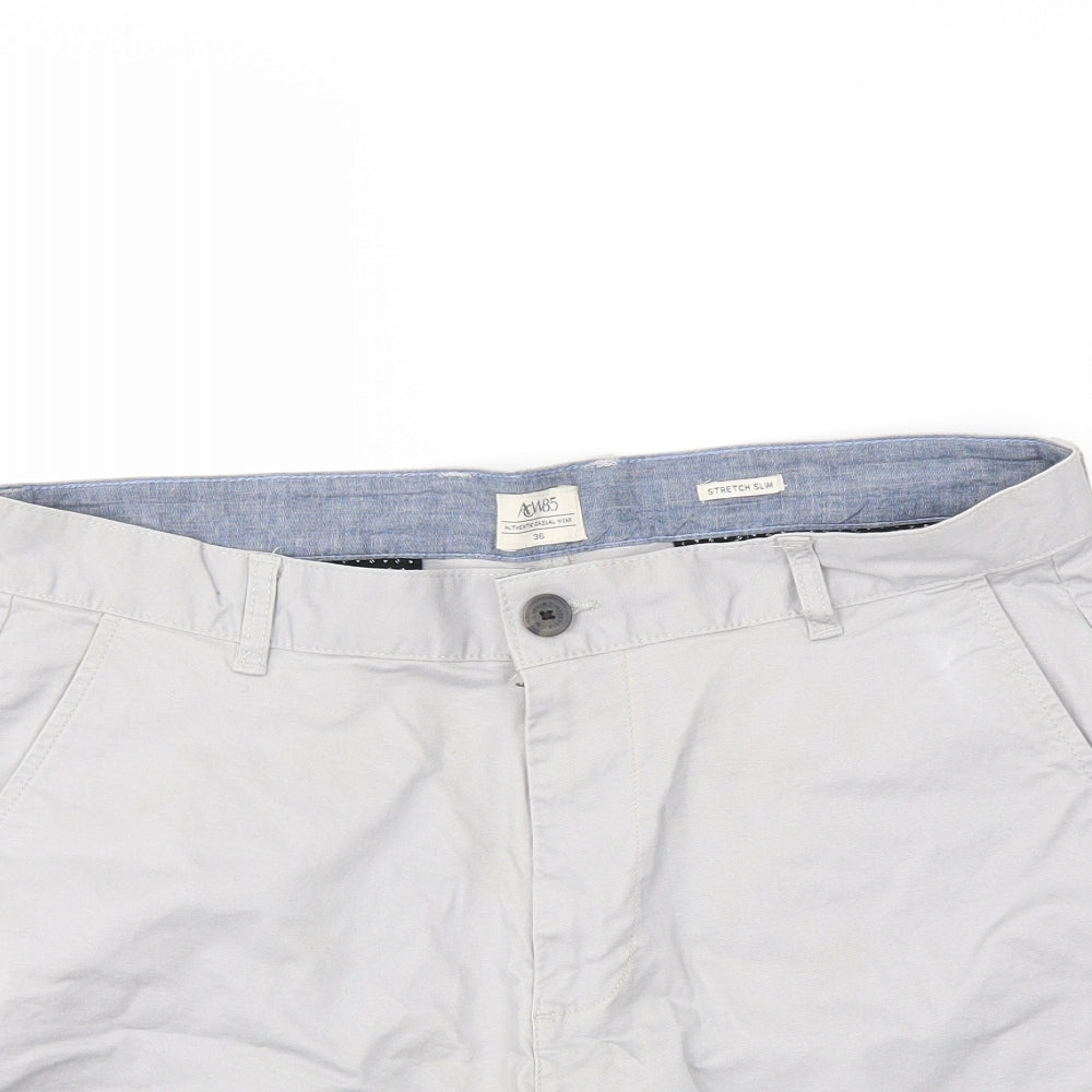 Acw85 Mens Grey   Chino Shorts Size 36 in