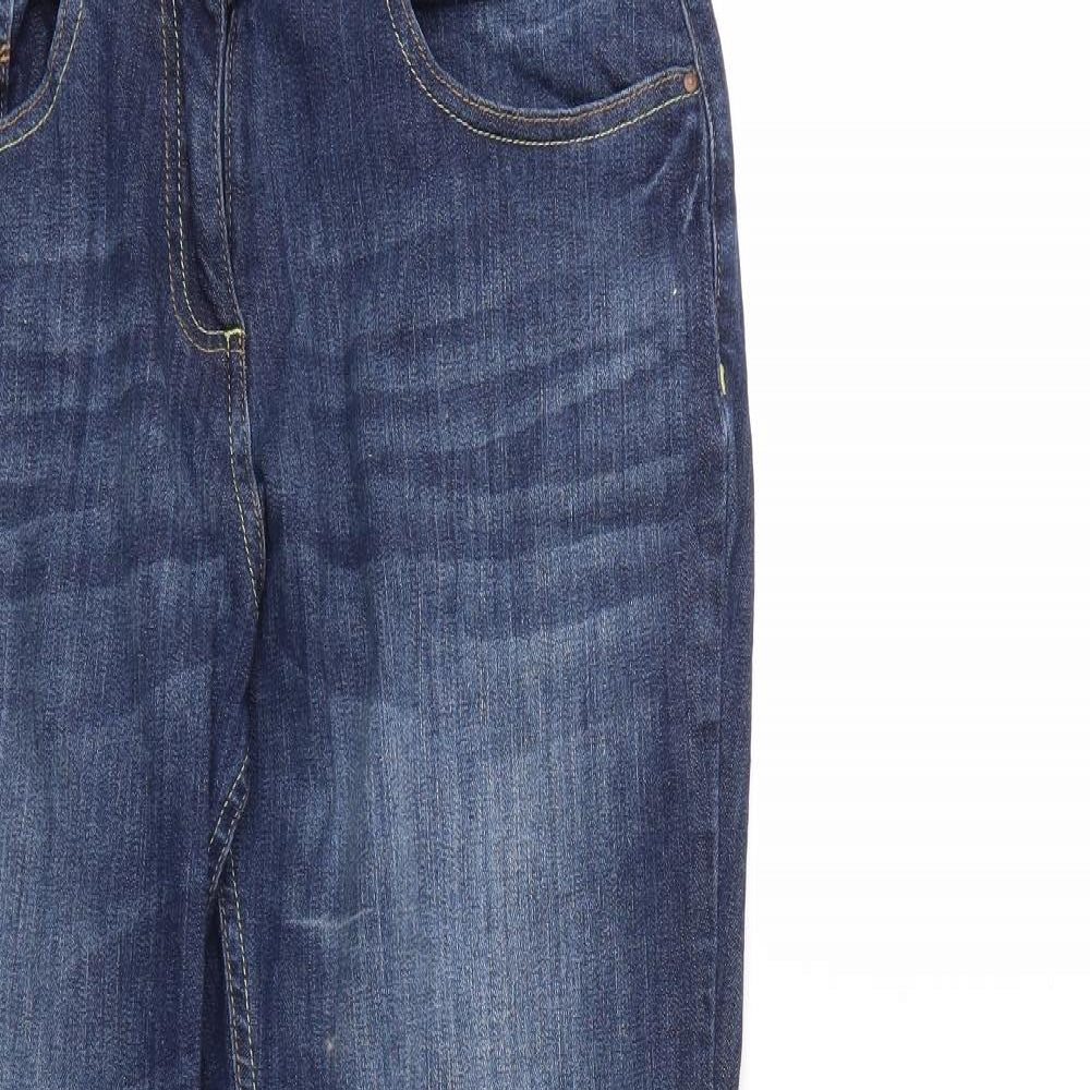 TU Womens Blue  Denim Straight Jeans Size 14 L28 in