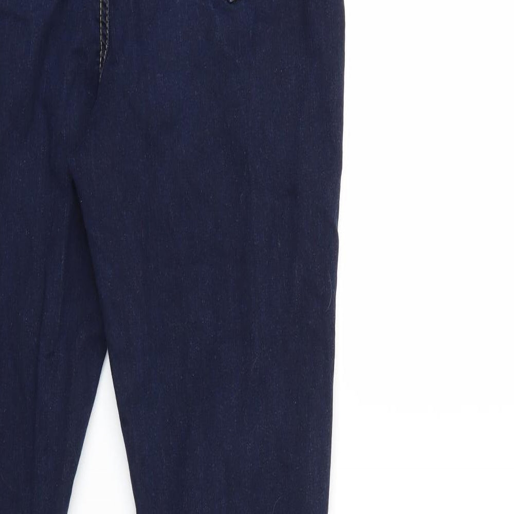 Boohoo Womens Blue  Denim Skinny Jeans Size 12 L35 in