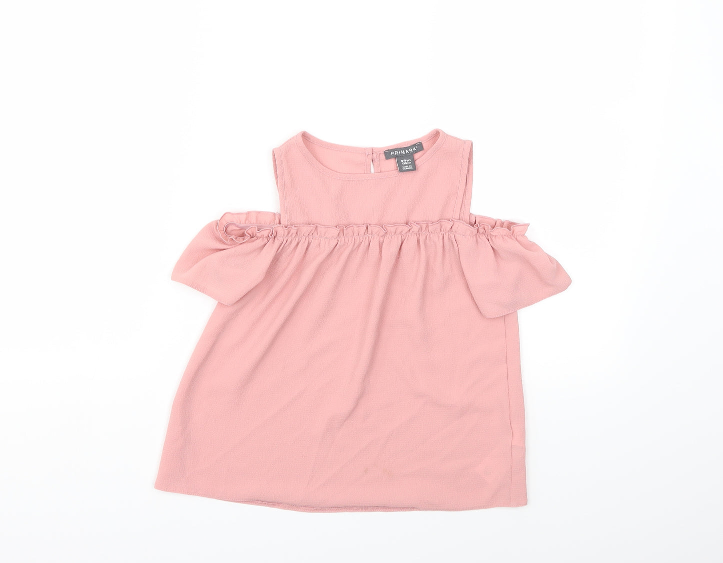 Primark Girls Pink   Basic Blouse Size 8 Years