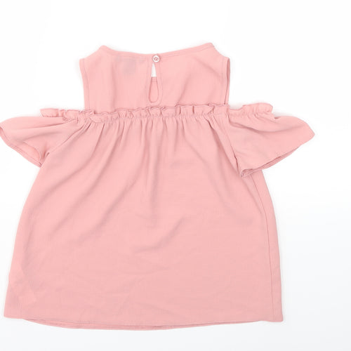 Primark Girls Pink   Basic Blouse Size 8 Years