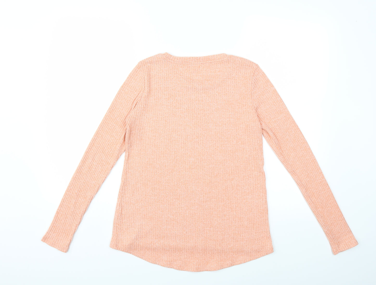 American Eagle Outfitters Womens Orange  Knit Pullover Jumper Size XS