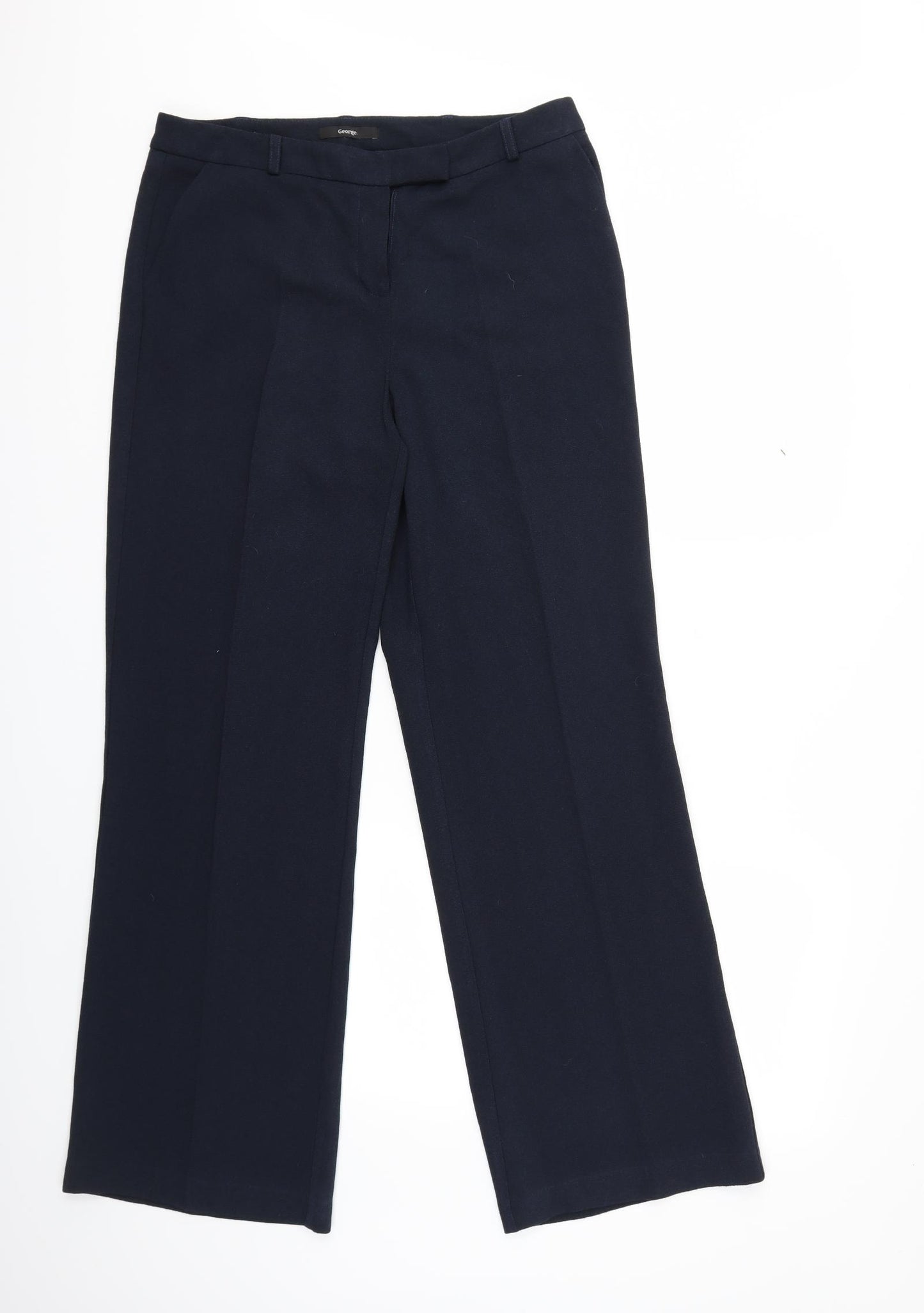 George Womens Blue   Trousers  Size 12 L30 in