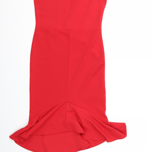 Missguided Womens Red   Ball Gown  Size 10