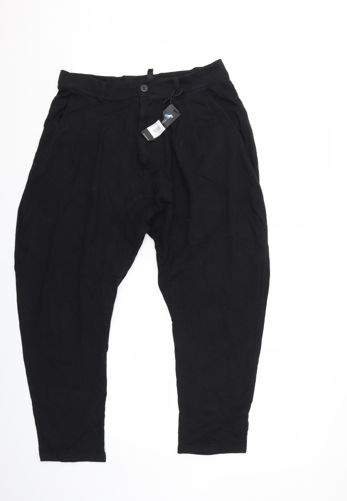 Topman Mens Black   Sweatpants Trousers Size M L27 in