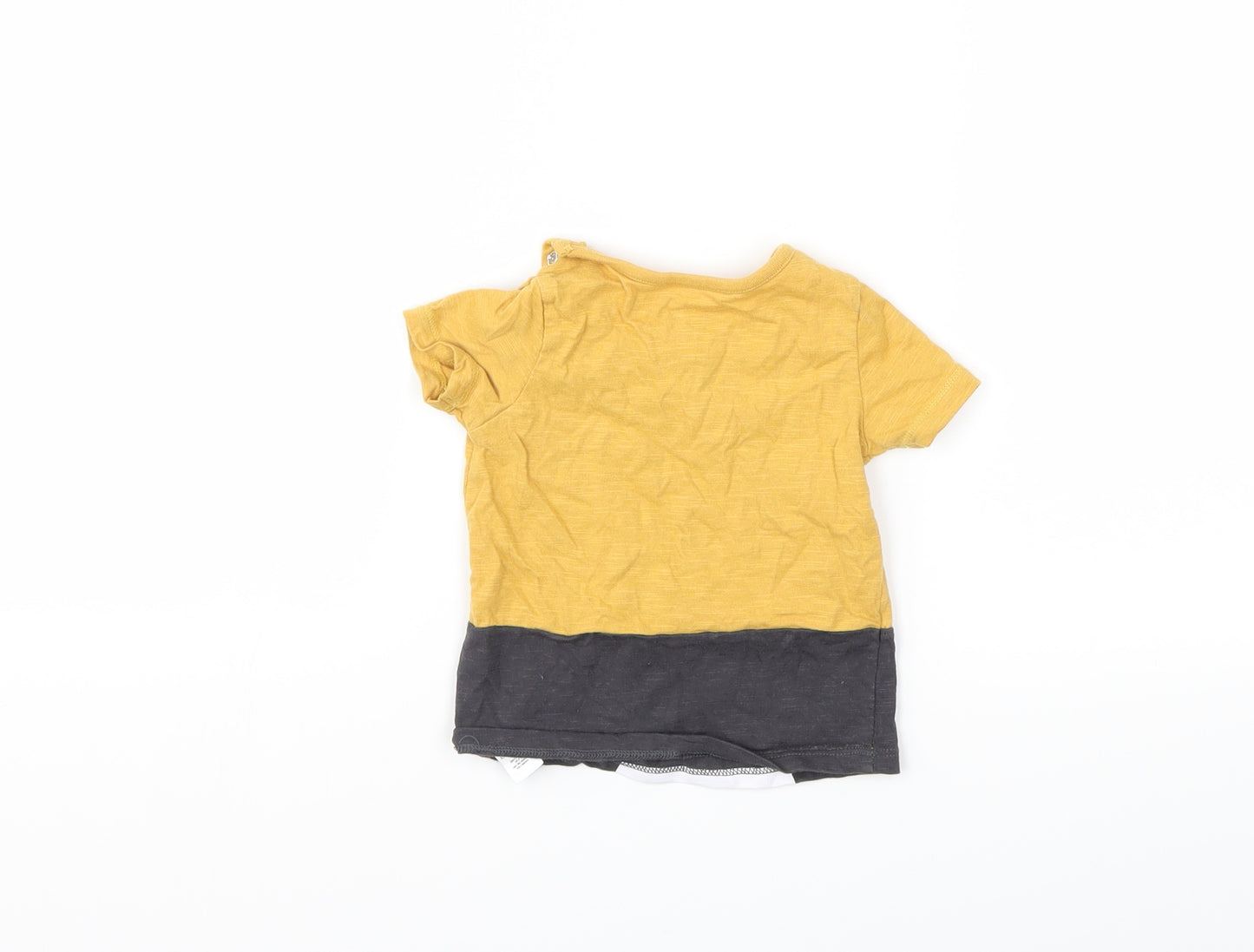 F&F Baby Yellow   Basic T-Shirt Size 3-6 Months
