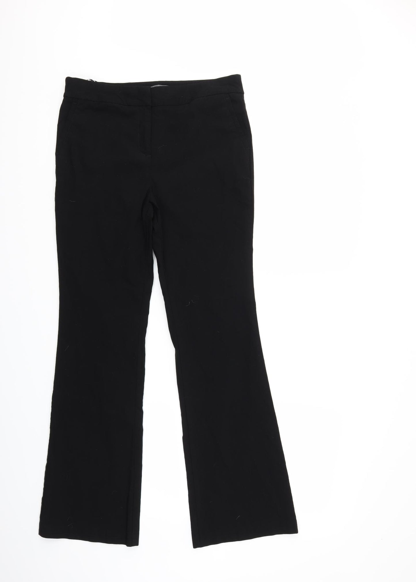 Papaya Womens Black   Trousers  Size 12 L34 in