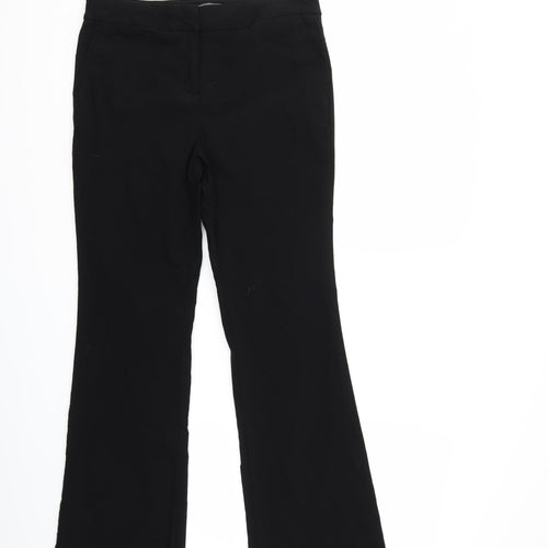 Papaya Womens Black   Trousers  Size 12 L34 in