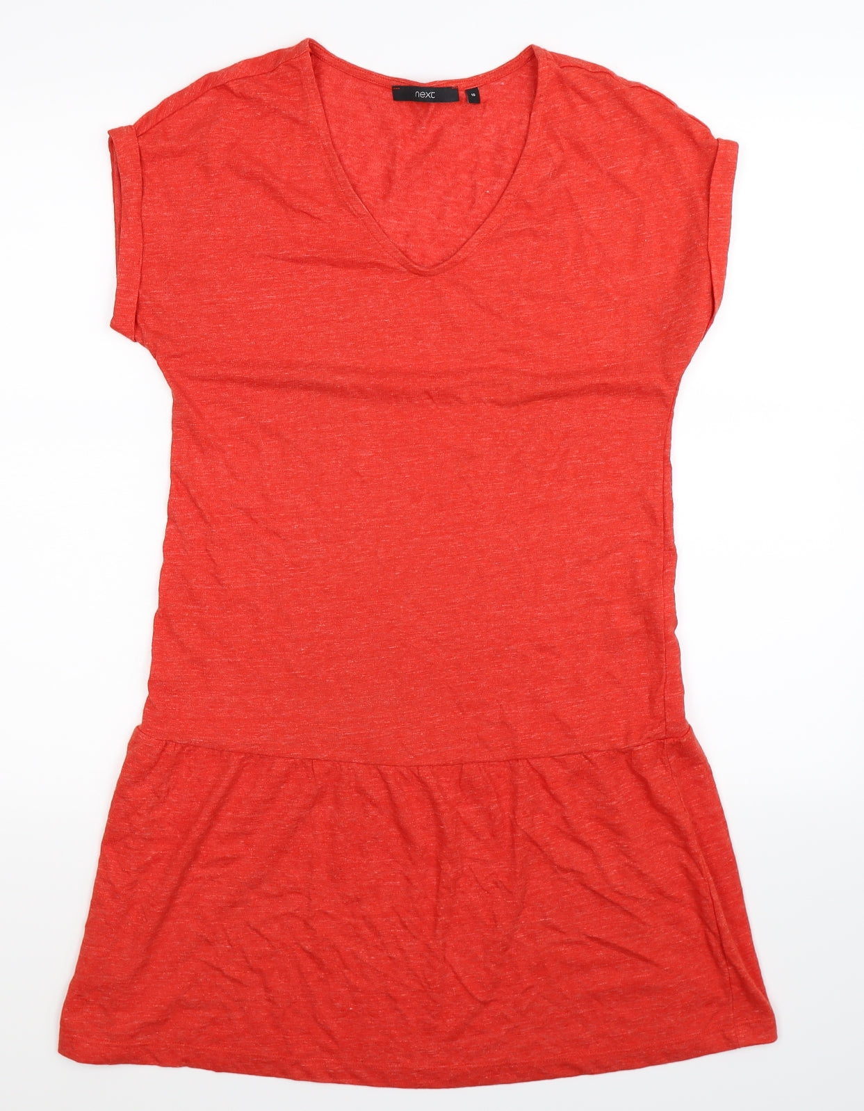 NEXT Womens Red   T-Shirt Dress  Size 10