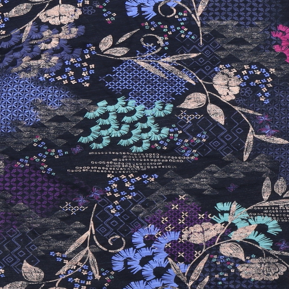 Bonmarché Womens Multicoloured Floral  Basic T-Shirt Size 16