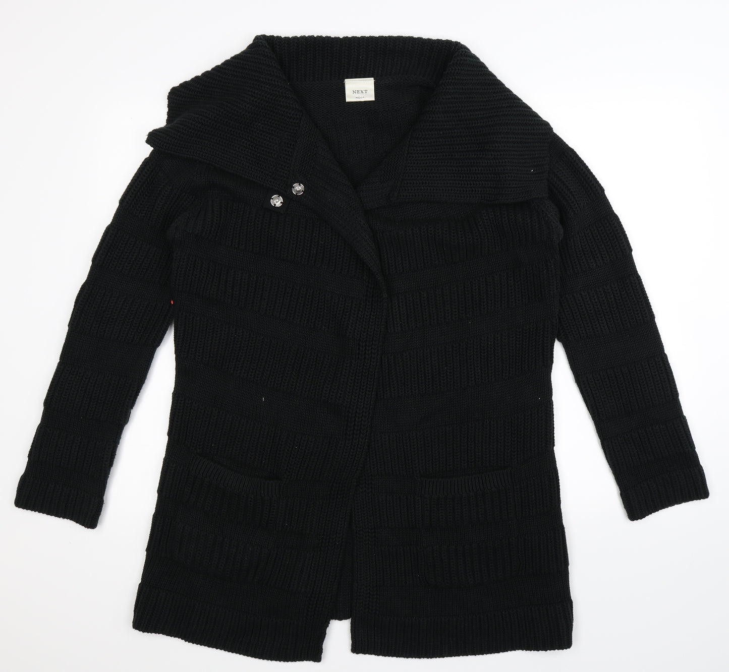 NEXT Womens Black  Knit Cardigan Jumper Size M