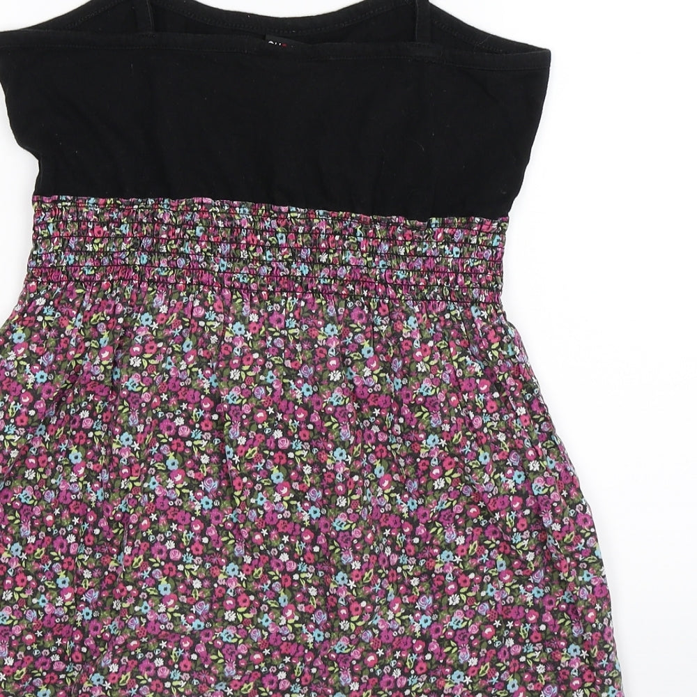 Crash One Girls Multicoloured Floral  Fit & Flare  Size 11-12 Years