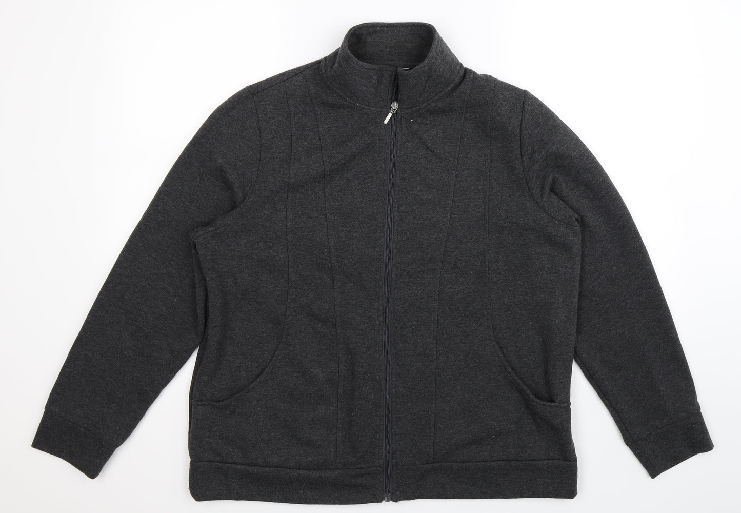 Bonmarché Mens Grey   Full Zip Sweatshirt Size M