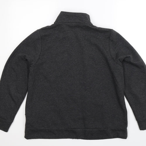Bonmarché Mens Grey   Full Zip Sweatshirt Size M