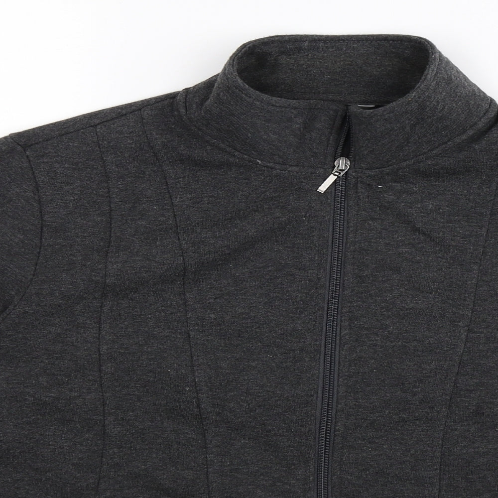 Bonmarché Mens Grey   Full Zip Sweatshirt Size M