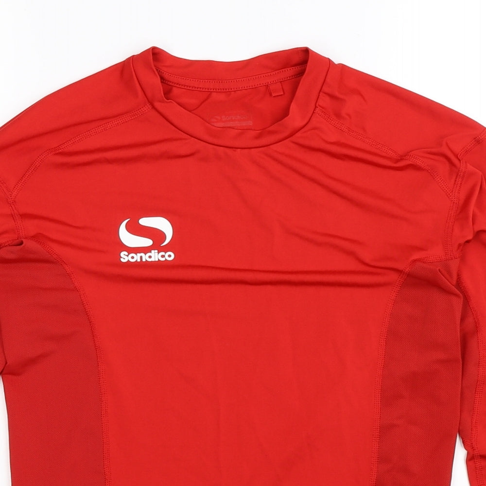 Sondico Mens Red   Jersey T-Shirt Size M  - Compression